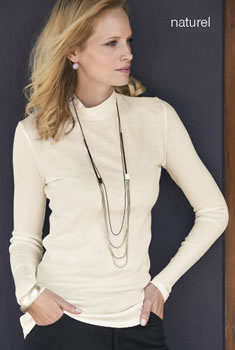 Sous-pull maille côtelée Thermolactyl®