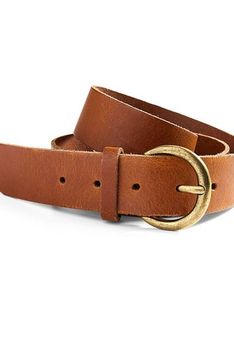 Ceinture croûte de cuir vachette