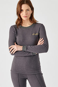 T-shirt Microfibre molleton Thermolactyl Sensitive