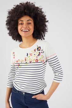 Pull maille jersey rayée ou unie