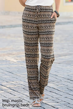 Pantalon imprimé ethnique