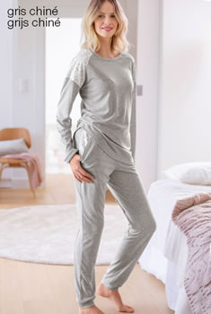 Pyjama détails dentelle Thermolactyl®