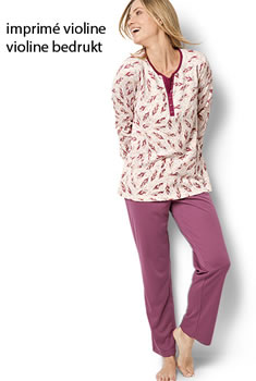 Pyjama imprimé plumes Thermolactyl®