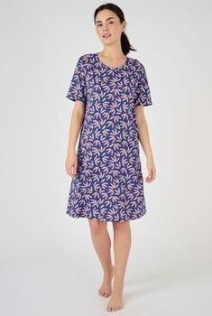 Chemise de nuit Mix & match maille jersey pur coton peigné