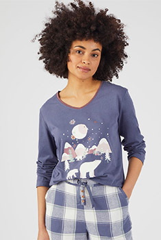 T-shirt "ours polaire" maille jersey pur coton peigné