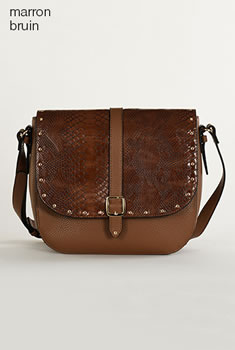 Besace effet “reptile”