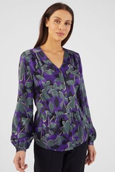 Chemisier satin taille resserrée