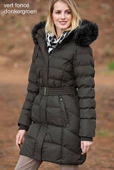 Doudoune déperlante longue doublure Thermolactyl®