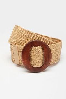 Ceinture élastiquée et tressée