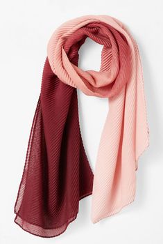 Foulard plissé permanent