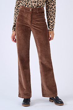 Pantalon velours large