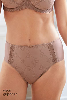 Culotte MIDI, maille veloutée brodée