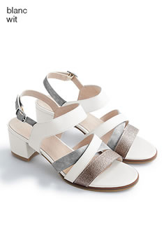 Sandales multi-brides cuir mouton