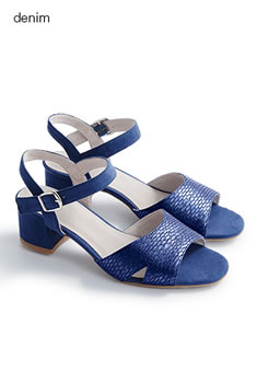 Sandales aspect "reptile"