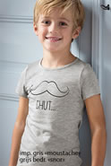 Lot de 2 T-shirts enfant “moustache” Thermolactyl®