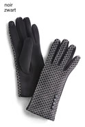 Gants jacquard bi-matière