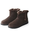 Boots nubuck croûte de cuir vachette Thermolactyl®