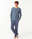 Pyjama jersey rayé Thermolactyl®
