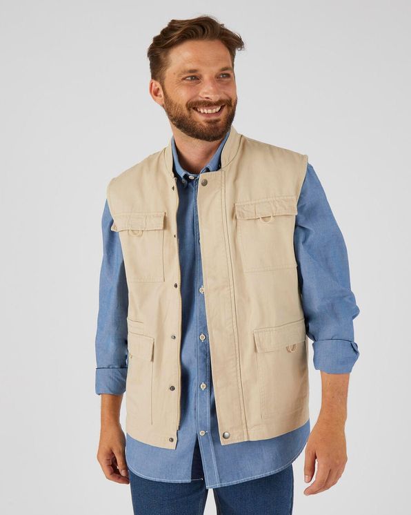 Veste sans manches multipoches