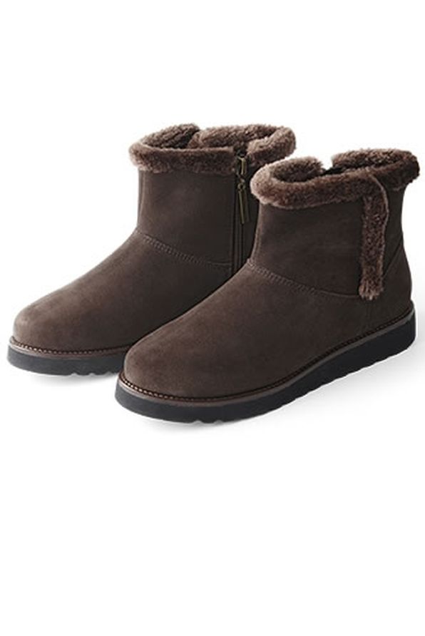 Boots nubuck croûte de cuir vachette Thermolactyl®