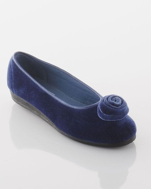 Ballerines très souples en velours
