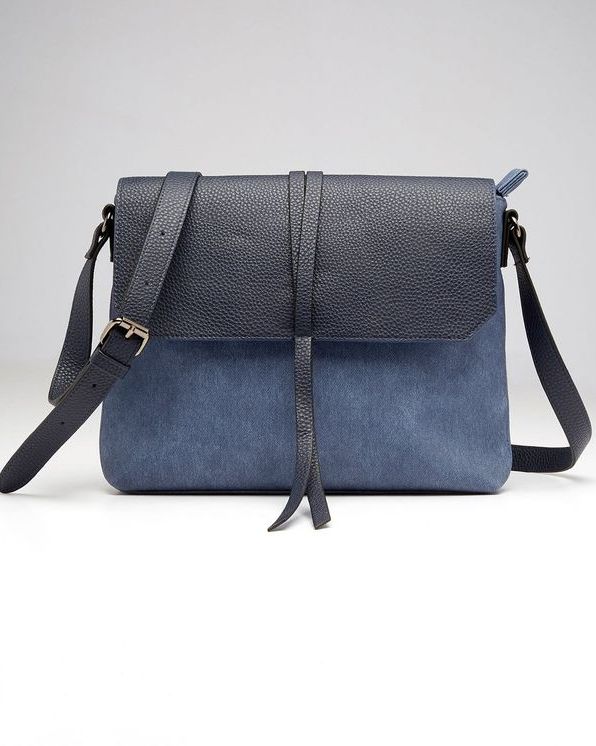 Sac bi-matière boucle fantaisie