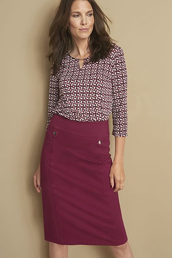 Jupe maille milano enfilable