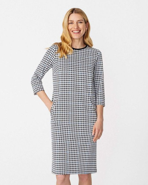 Robe maille milano jacquard stretch