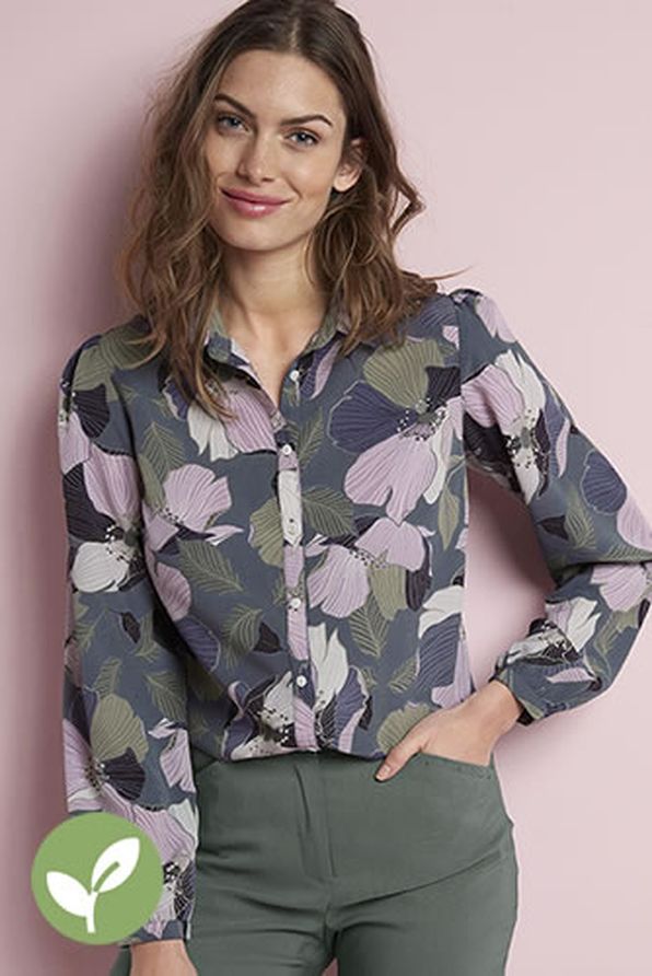 Chemisier crêpe léger recyclé