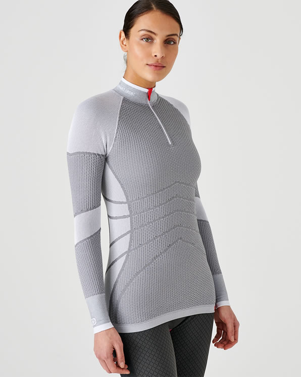 T-shirt col zippé Activ Body Thermolactyl femme - Sous-vêtements