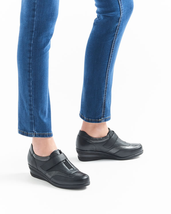 Derbies irisés patte auto-agrippante