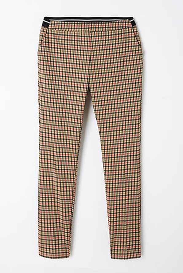 Pantalon ceinture élastiquée coupe fuselée