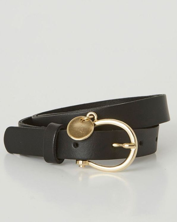 Ceinture croûte de cuir vachette