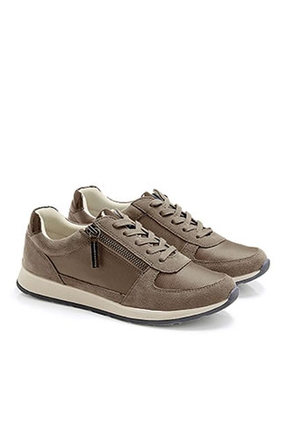 Baskets croûte de cuir vachette détails irisés Amortyl®