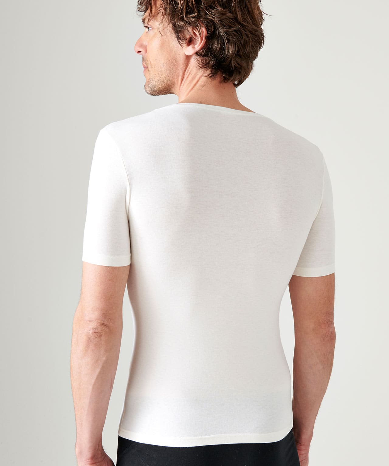 T-shirt manches courtes col V Thermolactyl Sensitive
