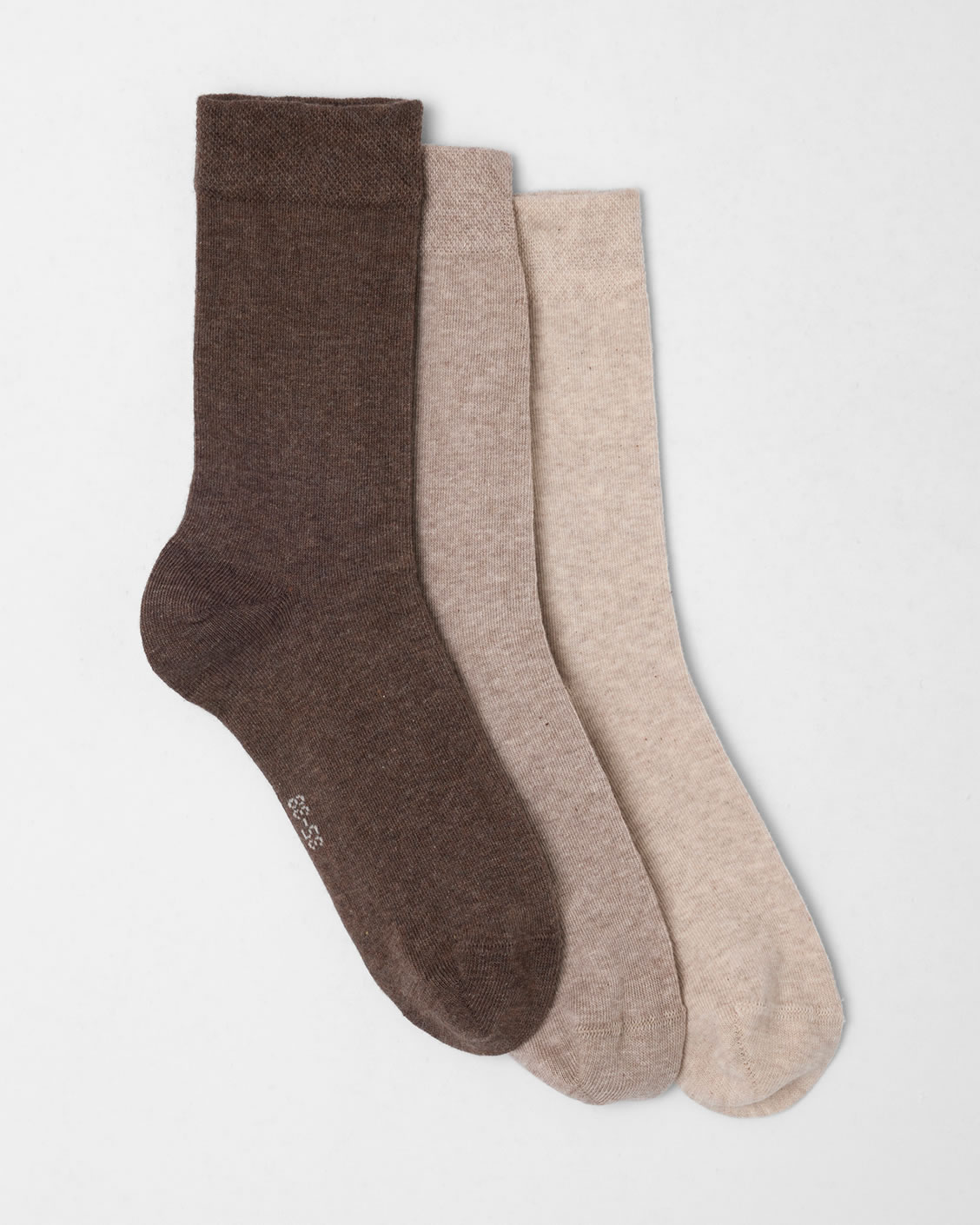 Lot de 3 paires de chaussettes en coton biologique majoritaire
