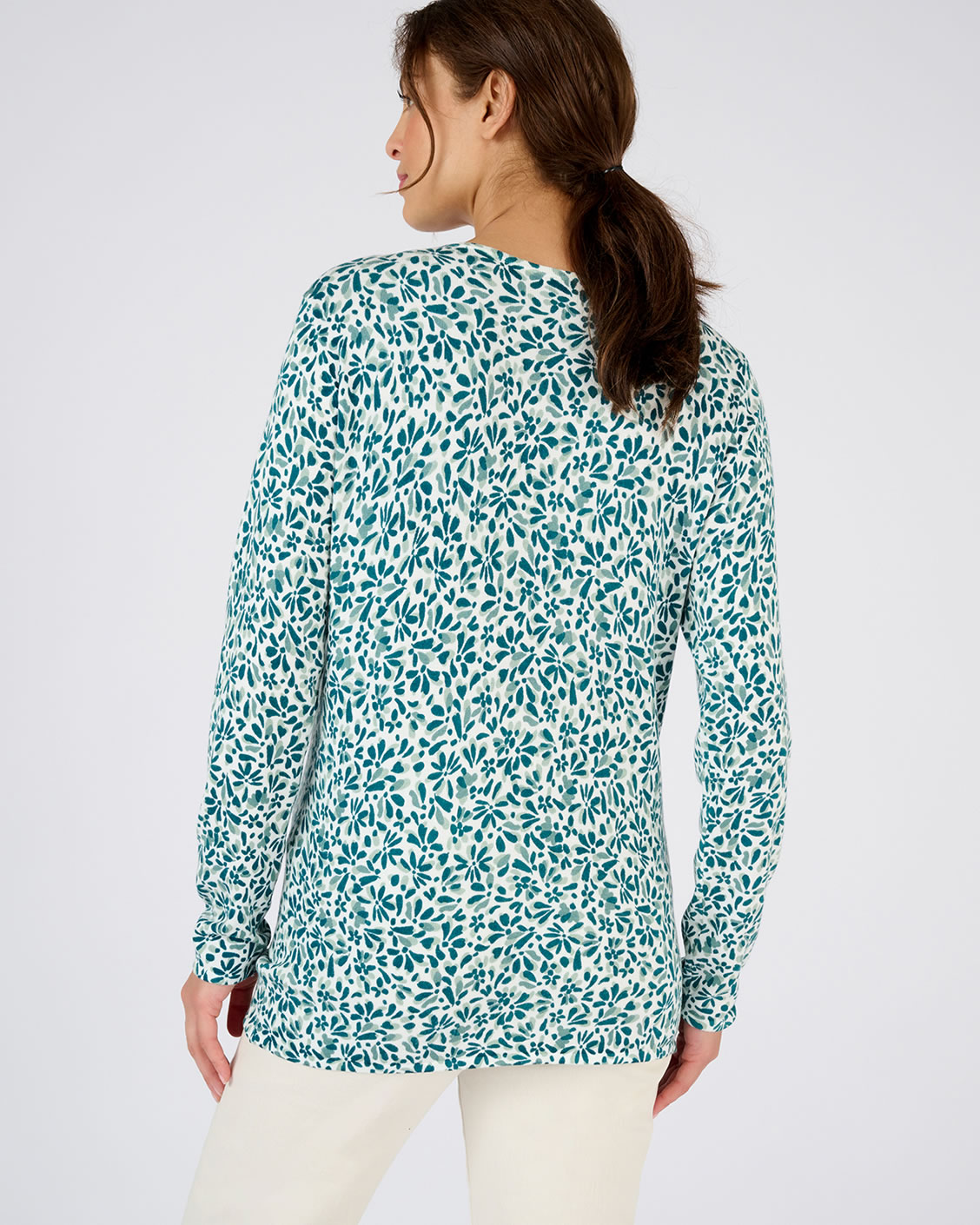 Pull maille fine uni ou imprimé
