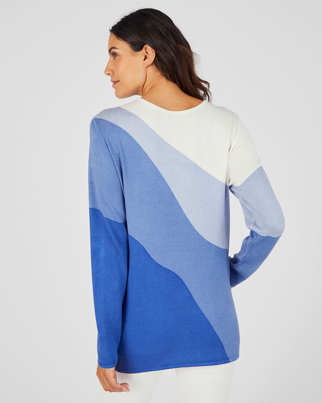 Pull jeu de couleurs