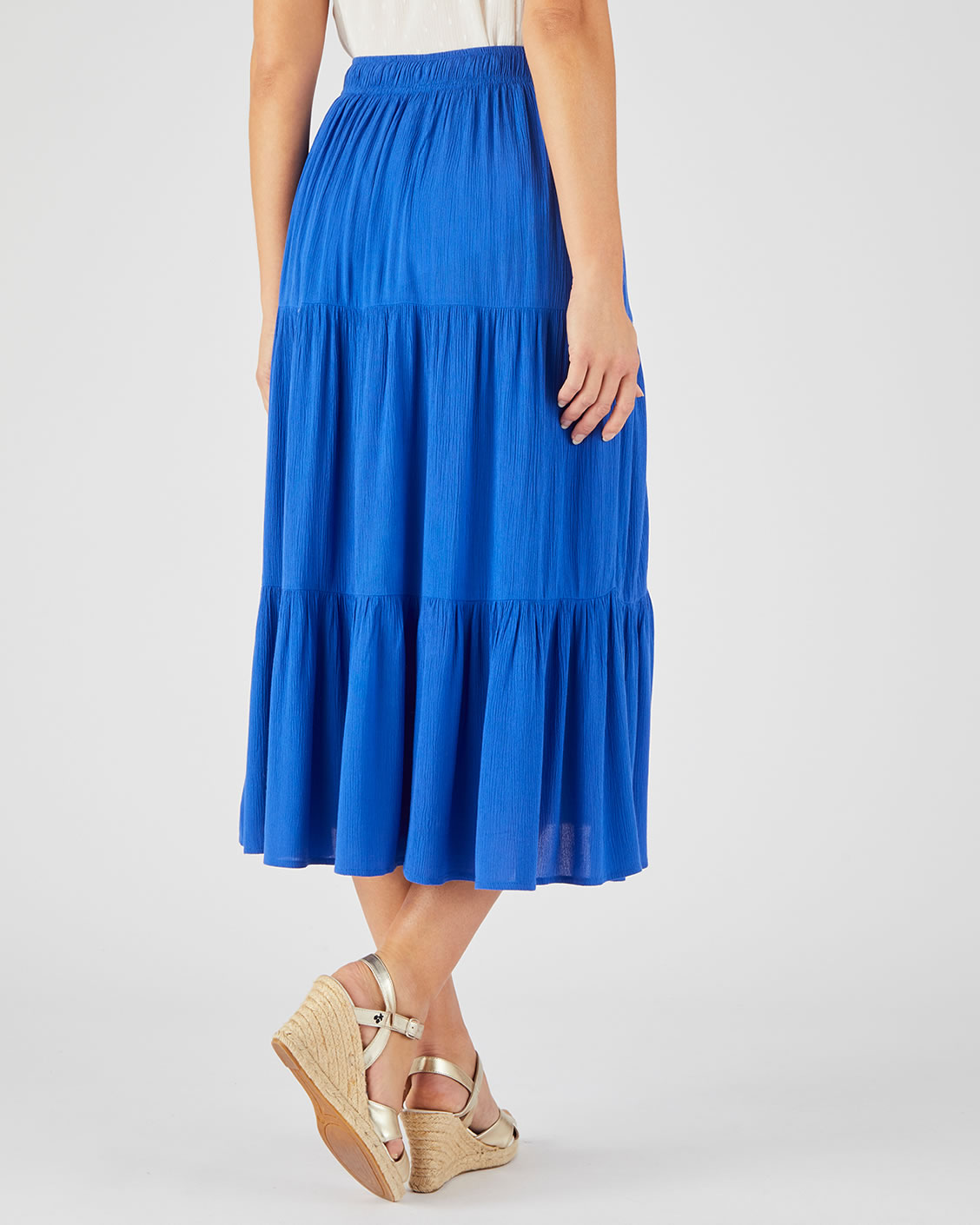 Jupe crépon fibres pure viscose Lenzing™ EcoVero™