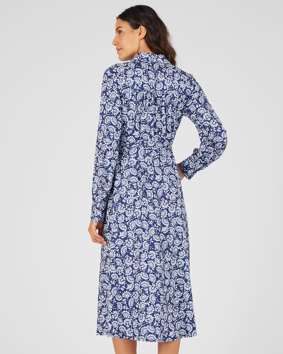 Robe boutonnée maille chaude