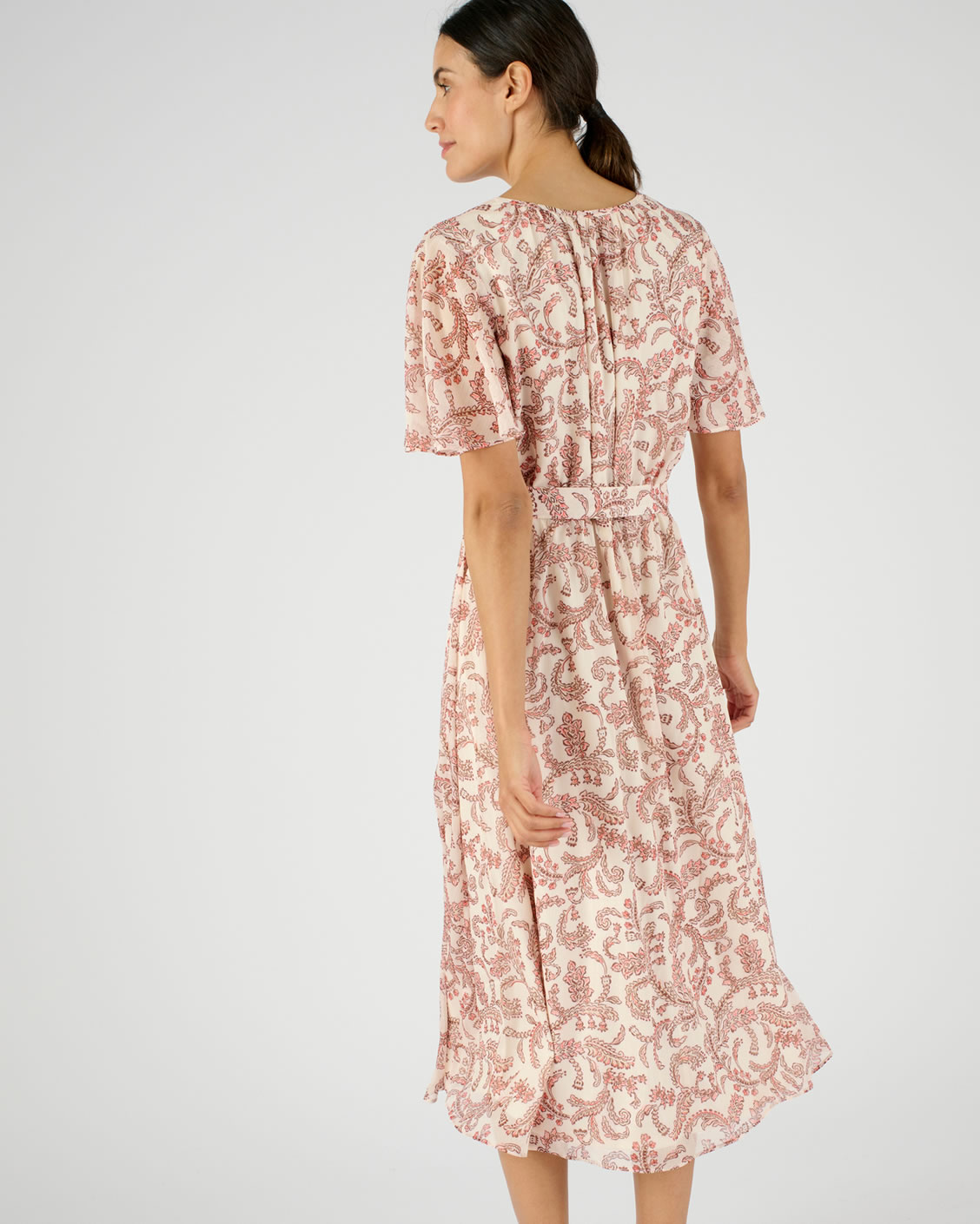 Robe voile brillant