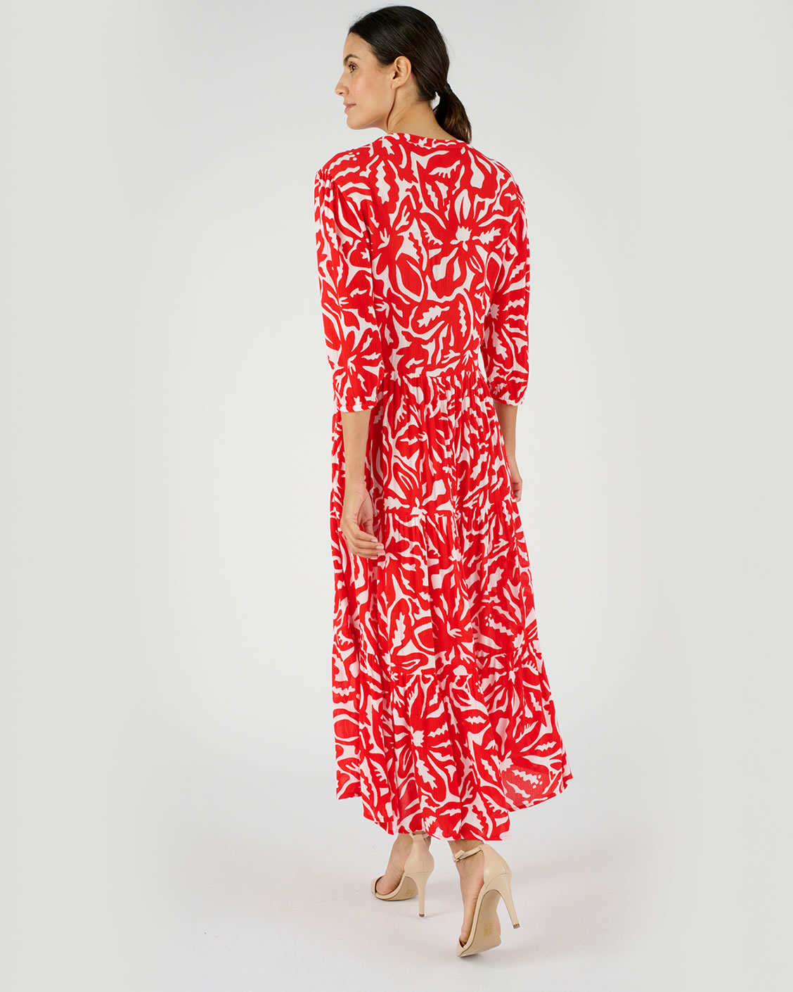 Robe crépon fibres pure viscose Lenzing™ EcoVero™