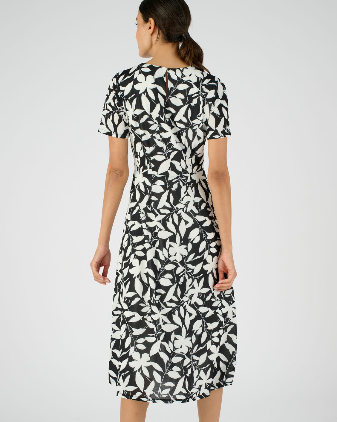 Robe maille crêpe stretch