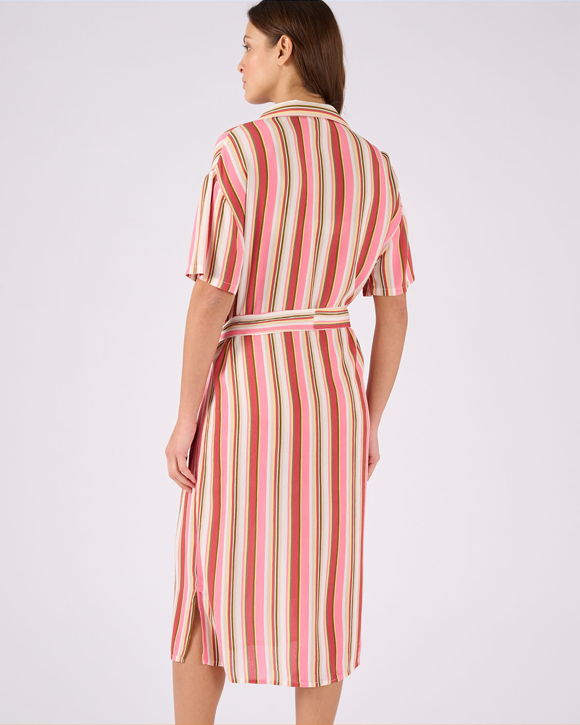 Robe en tissu créponné pure viscose