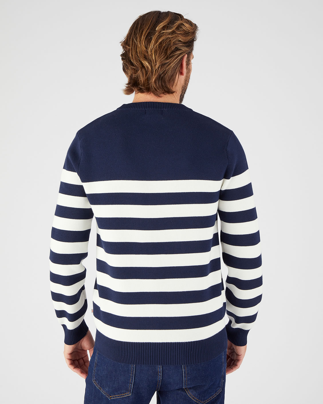 Pull esprit marinière