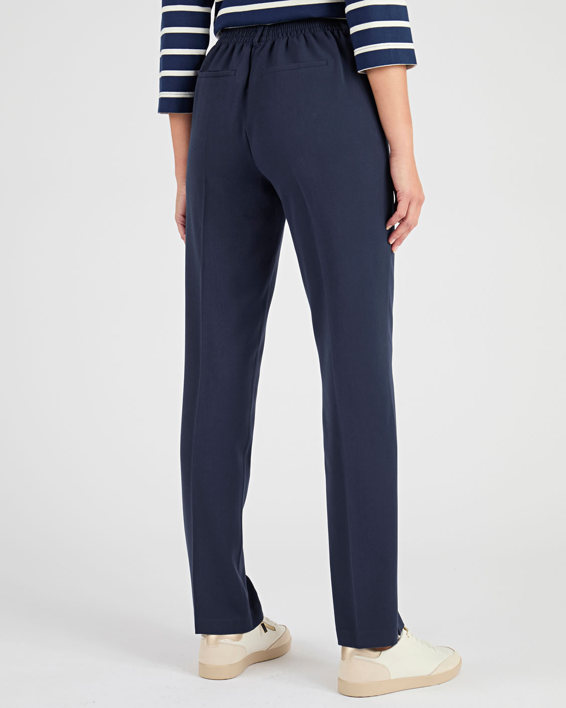 Pantalon droit classique enfilable