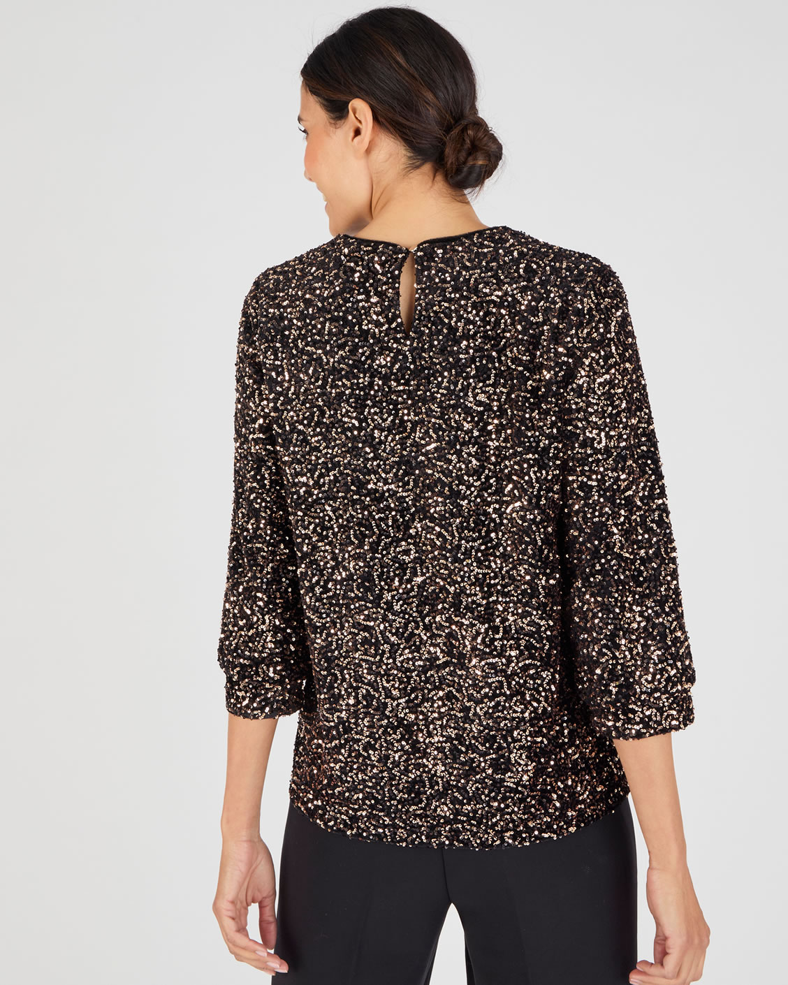 Blouse à sequins