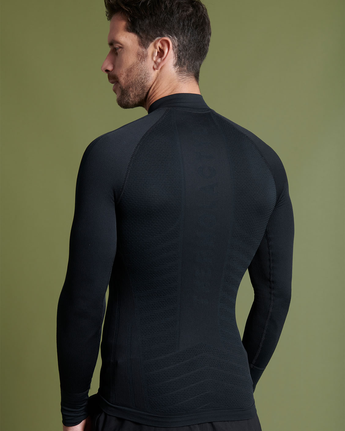 T-shirt col zippé Energy Thermolactyl 5 homme