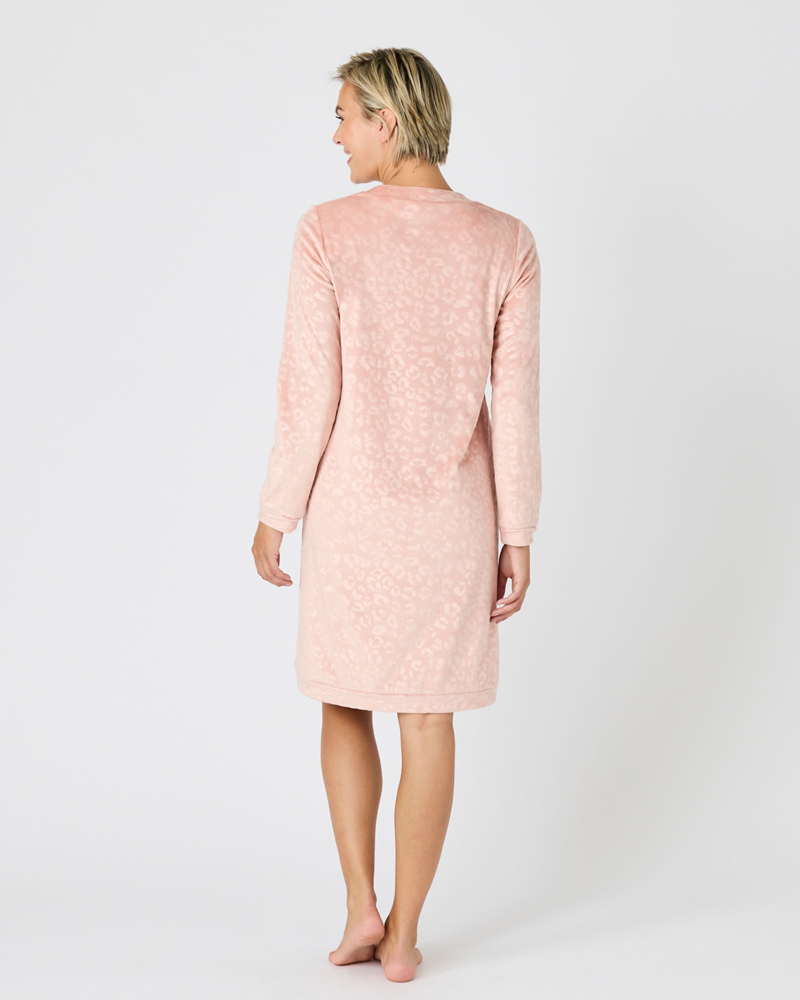 Chemise de nuit Thermolactyl en velours embossé