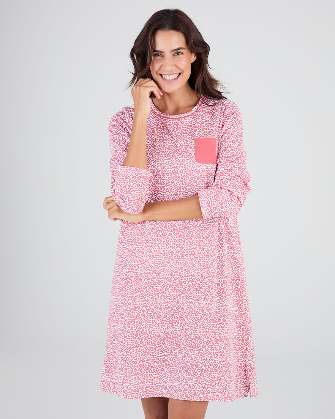 Chemise de nuit en pur coton